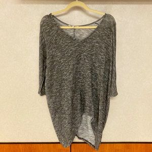 EUC; Express dark grey tunic; medium